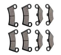 EBTOOLS pour plaquette de Frein pour 800s pour Pare Brise 570 pour 2010 800 Plastics Plaquettes de Frein Avant et arrière 8 pièces pour