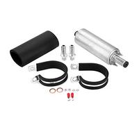 EBTOOLS pour pompe externe pour inline fuel pump gsl392 Pompe à carburant en ligne Walbro, pompe à carburant haute pression externe en ligne universelle 255 LPH avec kit pour