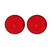 EBTOOLS pour reflecteur qashqai pour reflecteur qashqai 2pcs réflecteurs de pare-chocs arrière, ABS lentille rouge gauche et droite réflecteurs de pare-chocs arrière adaptés pour Qashqai 07-15,26561J