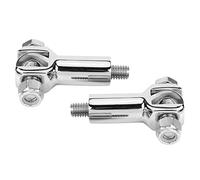 pour repose pied avant pour moto xv 250 EBTOOLS 1 Paire de Repose-pieds Repose-pieds de Moto Repose-pieds Arrière pour 2000-2006(Argent)