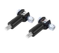 EBTOOLS pour repose pied moto custom pour dyna foot peg mount 1 Paire de Repose-pieds Repose-pieds de Moto Repose-pieds Arrière pour 2000-2006(Noir)