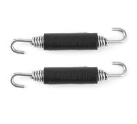 EBTOOLS pour ressort echappement moto Ressorts de tuyau d'échappement de moto, paire d'accessoires modifiés de crochet de ressort de tuyau d'échappement d'acier inoxydable pour la moto