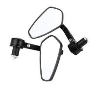 EBTOOLS pour retroviseur moto embout de guidon Rétroviseur LatéRal, 2 Pcs RéTroviseurs en Aluminium pour Motocyclettes Universelles de 7/8 "