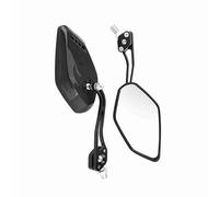 EBTOOLS pour scooter mirrors pair pour snowmobile mirrors 1 Paire de Rétroviseurs Latéraux Arrière de Modèle de Scooter de Moto Universelle de 8 mm à 10 mm(Noir)