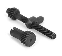 EBTOOLS pour tendeur de Chaine tronconneuse Tendeur de Chaîne Tendeur de Fer Noir pour Tronçonneuse Chinoise 2500 25 CC Timberpro Lawnflite Une Paire de Tendeur de Chaîne Tendeur de Chaîne Tendeur