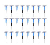 EBTOOLS pour tire patch plugs pour colle vulcanisante pneu pour western wild tire repair Bouchon de Pneu Patch Gomme, 24 PCS Voiture Universelle Moto Tubeless Pneu Punk Réparation Champignon Plug Pat