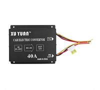 EBTOOLS pour transformateur 24v 12v Camion Car Truck DC Convertisseur de Puissance 24V à 12V Convertisseur réducteur de Tension à inverseur électrique(24v to 12v/40A/480w)