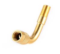 EBTOOLS pour Tyre inflator air Compressor pour raccord prolongateur coude pour Valve pour Valve stem Extensions Extension de Valve de Pneu pneumatique Adaptateur en Laiton à 90 degrés Extension de ti