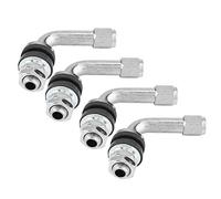 EBTOOLS pour Valve de Pneu 90 pour 45 Degree Brass Tire Valve stem 4pcs tiges de Valve de Pneu, tiges de Valve de Roue de Pneu d'angle de 90 degrés pour Le Pneu de Moto de Voiture