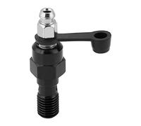 EBTOOLS pour vis banjo à purge m10×100 Vis de purge de moto M10x1.0mm, boulon de Banjo de mamelon de vis de purge d'étrier de maître-cylindre de frein en aluminium universel bouchon anti-poussière