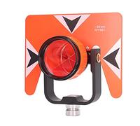 EBTOOLS Prisme d'inclinaison Unique Universel 64 Mm avec Bouton de Laiton à la Rouille et Boîtier ABS pour Une Arpentage Efficace