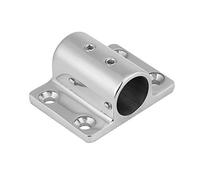 EBTOOLS Raccord de main courante de bateau marin de Base rectangulaire de tuyau de Tube-accessoires en acier inoxydable 316 de 90 degrés pour le bateau marin 22mm / 25mm(25mm)