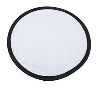 EBTOOLS Réflecteur de Photographie en Argent Portable Blanc 2 en Rond pour Un éclairage et Une Texture Améliorés, 80 Cm / 31,5 Pouces (30cm)