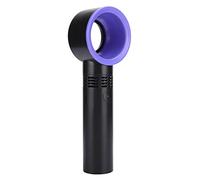 EBTOOLS Refroidisseur Rechargeable de Ventilateur à Main sans Lampes Usb Portable pour une Utilisation en Plein Air, Léger et Polyvalent (BLACK)