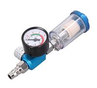 EBTOOLS Régulateur de Pression de Peinture Pneumatique pour Les Performances Optimales de Pulvérisation - Outil de Fer et de Laiton avec Port G1 / 4