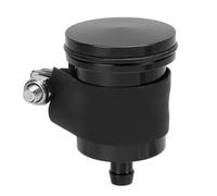 EBTOOLS Réservoir de Liquide de Frein à Moto Universel en Aluminium pour YZF R1 R3 R6 R25 Z650 600R et Plus - 40 ML, (Black)