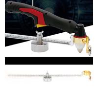 EBTOOLS Rouleau de Coupe de Cercle Magnétique avec Règle pour la Coupe P80 - Conception Portable pour les Projets