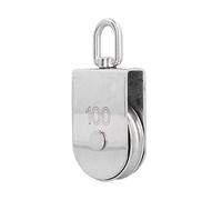 EBTOOLS Rouleau de Levage de Poulies Marines 100 Mm / 3,9 Pouces 1000 Kg / 2205 LB 360 ° Rotation 316 Acier Inoxydable pour Les Navires