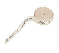 EBTOOLS Ruban de Coton .5 Cm pour l'emballage et l'artisanat - pour les Mariages, les Fêtes et les Projets de Bricolage (Toutes les lettres d'anglais faites à la main)