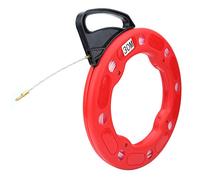 EBTOOLS Ruban de Poisson en Nylon en Fibre de Verre Robine de Fil de Fil Non Conducteur Outil de Traction 30m 4,0 Mm Poignée Ergonomique