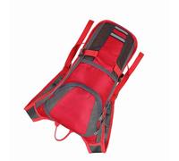 EBTOOLS Sac à Dos d'hydratation Léger avec Compartiment de Vessie pour la Randonnée, la Course et Le Vélo - Conception en Maille Respirante (Rouge)