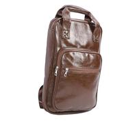 EBTOOLS Sac de Bâtons en Cuir PU Multifonctionnel - Sac à Dos de Grande capacité pour Les Batteurs avec Design élégant et Une Sangle en Forme de S Confortable (Brown)