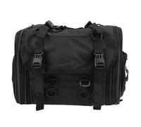EBTOOLS Sac de Selle de Moto 33-45L Bangage Arrière Extensible avec Bandoulière pour Les Types de Motos
