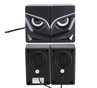 EBTOOLS SADA V-128 Bureau USB 2. Conférencier Subwoofer avec des Lumières LED pour Les Jeux Mobiles et PC