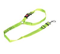 EBTOOLS Sangle de Ceinture de sécurité pour Chiens Réfléchissante en Nylon pour Animaux (Vert Fluorescent)