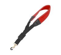 EBTOOLS Sangle de Cou Saxophone en Nylon avec Crochet Métallique pour, Soprano, Saxophones Alto et Clarinette - Confortable et Design (rouge)