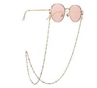 EBTOOLS sangle de lunettes Chaîne de lunettes de corde de corde de sangle anti-dérapante d'alliage de cordon de lunettes avec la