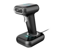 EBTOOLS Scanner de Codes à Barres à Haute Vitesse 1D / 2D / QR, Lecteur de Barre BT & USB avec Autonomie pour la Batterie pour la Vente au Détail, la Bibliothèque, la Logistique, Compatible avec,