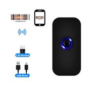EBTOOLS Scanner de Codes à Barres à Port Manuel 1D / 2D / QR avec BT, & USB Connection pour, Idéal pour la Vente au Détail et la Logistique (Prise en Charge du Code 1D)