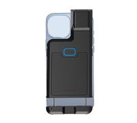 EBTOOLS Scanner de Codes à Barres Portable 1D 2D avec Clamp/Holder de Téléphone Rétractable, BT + et Connexions Câblées pour PC, Tablette, Idéal pour Les Supermarchés, Les Bibliothèques et Les