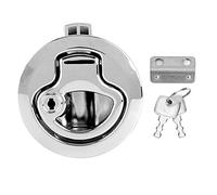 EBTOOLS pour serrure inox bateau 2990-01-M 1-10 mm/0,04-0,39“ Serrure de Porte D'armoire de Serrure de Trappe Coulissante Anti-corrosion de Type Affleurant Serrure de RV Loquet