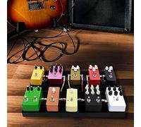 EBTOOLS Set Effets Pédales Board avec Pince de Ruban Non Glissée et 15 Rubans pour la Configuration de la Guitare électrique (Moyen 80-105 mm / 3.1-4.1In)