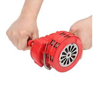 EBTOOLS Sirène à manivelle portable, 120 db portable à commande manuelle,Sirène de raid d'air,Auto-protection,Sirène de sécurité incendie,Alarme d'urgence pour les usines et les écoles