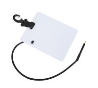 EBTOOLS Slate d'écriture sous-Marine avec Crayon - équipement de Plongée, Boucle Rotative à 360 °, Deux Tailles Disponibles pour Vos Besoins de Plongée (Grande Taille 147 * 183 * 3mm)