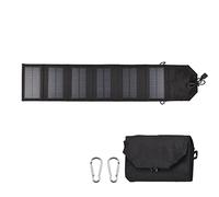 EBTOOLS Solaire Pliable de 10,5 W avec Sortie USB - Panneau Solaire Portable et à Haute efficacité pour Les Activités Extérieures et Les Appareils de Faible Puissance