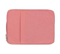 EBTOOLS Souchée d'ordinateur Portable élégante et Légère avec Conception de Double Couche, étui de Transport en Polyester pour, et Pro, Gris (Pink)