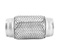 EBTOOLS Soudure en acier inoxydable de tuyau flexible d'échappement 2,25 x 6 pouces sur tube joint ondulé universel à tress