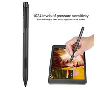 EBTOOLS Stylet Actif Professionnel Portable pour Pro 3 Pro 4, Léger avec 1024 Sensibilité à la Pression, Effacer et Droit (Black)
