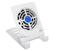EBTOOLS Support de Refroidissement de la Tablette de Téléphone Mobile Pliable avec Angles, Ventilateur à Faible Bruit, Base de Glissade et Large compatibilité pour Les Appareils de Moins de 12 Pouces