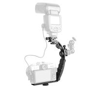 EBTOOLS Support de Support de Flash en Forme de L Hot Shoe Mount pour Caméra de Poche DV Camcorder 120/135