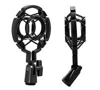 EBTOOLS Support de Trépied Microphone de Table avec Un Support de Micro en Métal pour Le Streaming et l'enregistrement, Duty & Pliable Design