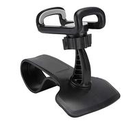 EBTOOLS Support Téléphonique de Voiture de Rotation à 360 Degrés avec Clamp/Holder à Ressort sécurisé et Coussin de Silicone pour Une Conduite en Toute sécurité et Une Navigation
