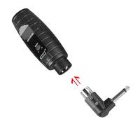 EBTOOLS Système de Microphone UHF avec Micro Dynamique et Adaptateur - Fréquence 40Hz-20KHz pour la Guitare, Le Mélangeur et Les événements en Direct