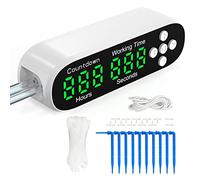 EBTOOLS Système d'irrigation à Goutte à Goutte Automatique pour les Plantes Intérieures - Kit d'auto-arrosage Programmable avec Minuterie et Affichage LED Clair, Alimentaire USB
