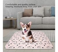 EBTOOLS Tampon de Lit de Pipi de Chat pour Chiens Réutilisable avec Conception de Dessins Animés - 40 Cm du Tapis d'entraînement pour Animaux de Compagnie (80 * 90cm)