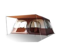 EBTOOLS Tente de Camping de Voyage de 2 Pièces Spacieuse pour la Famille, et à l'épreuve, Idéale pour la Randonnée, Le Randonnée et Les Voyages à la Plage